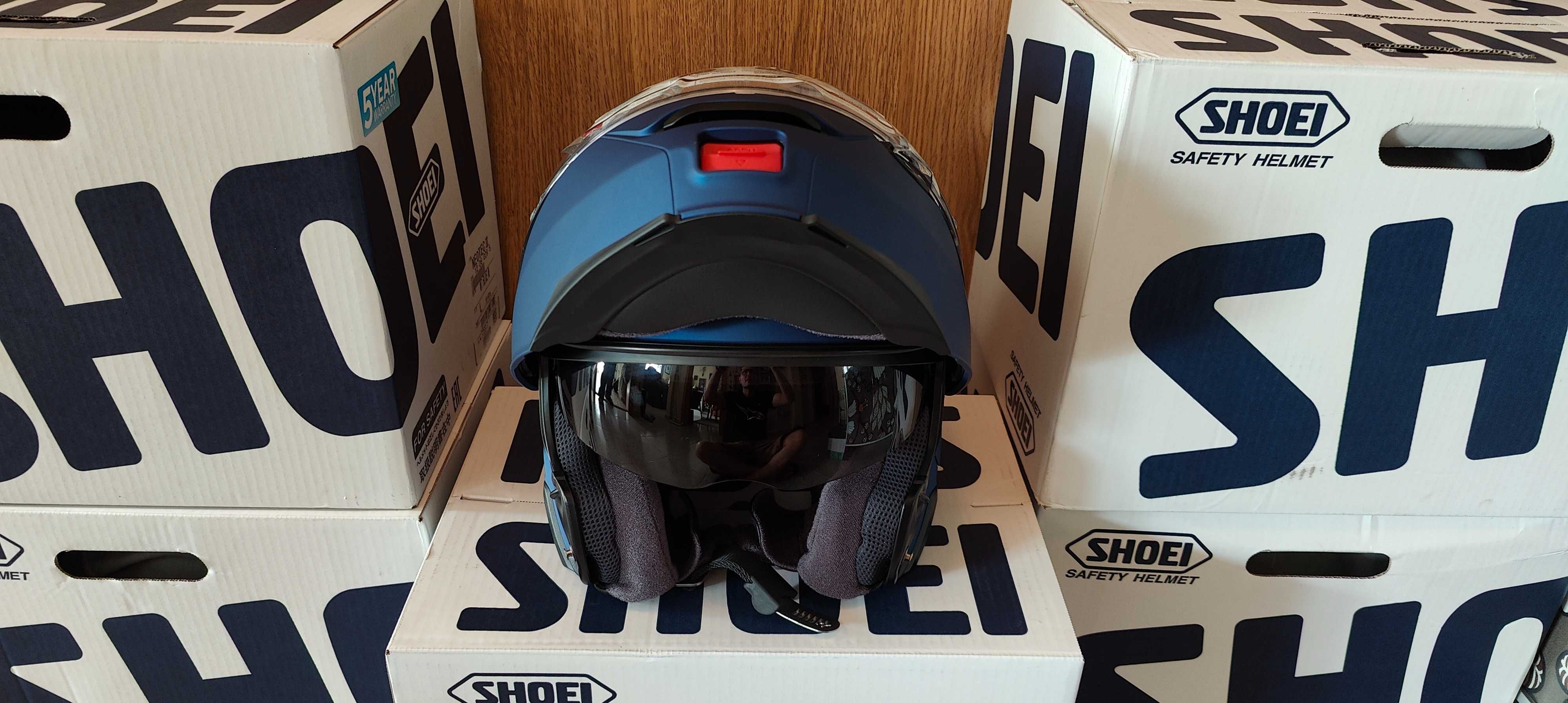 Shoei Neotec II Matt Blue Metallic Modular - tamanho S