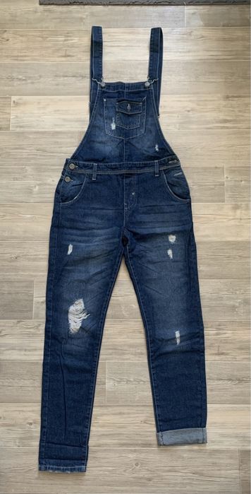 Spodnie ogrodniczki jeansowe rozm XS