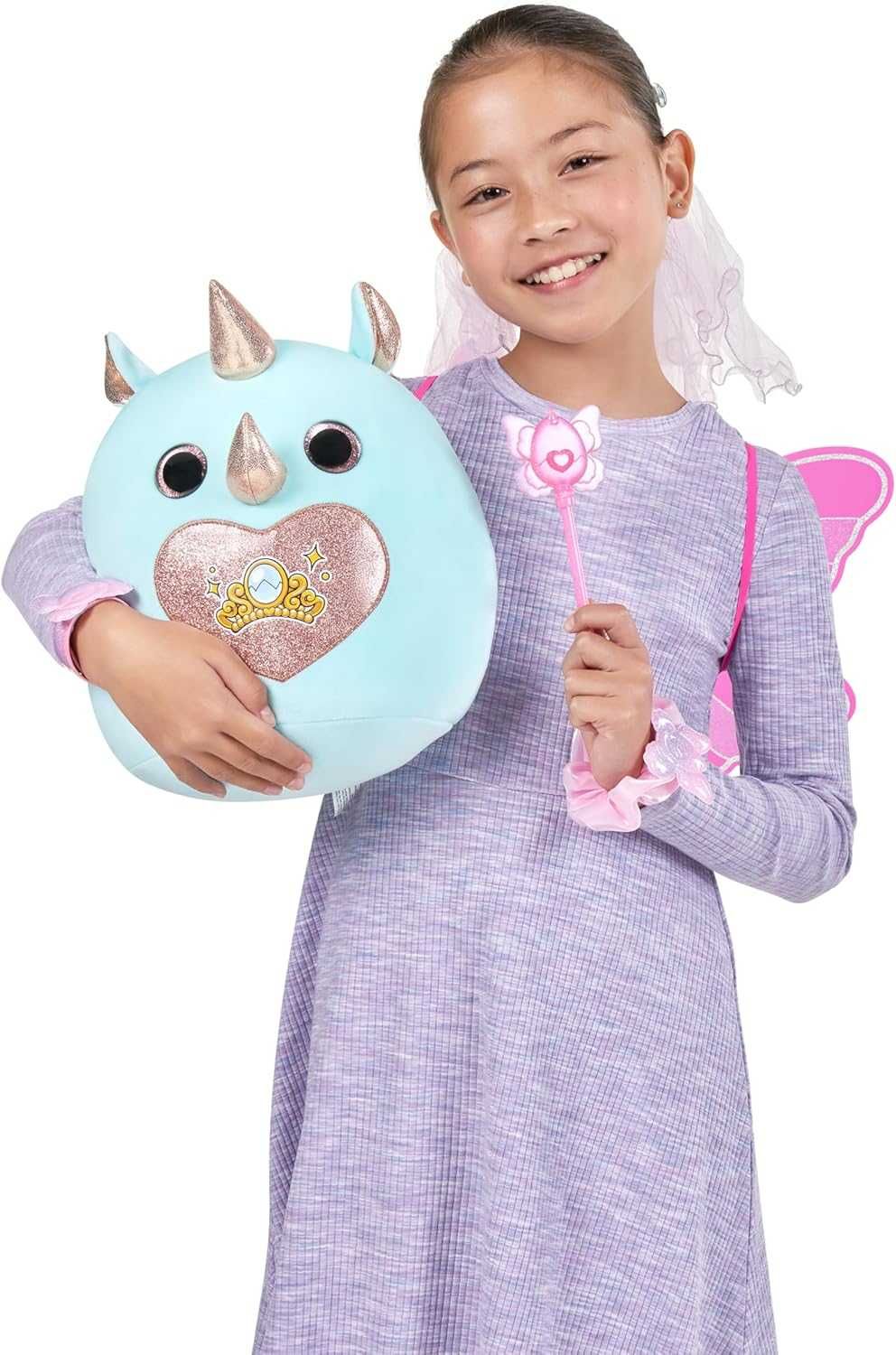 Большое Яйцо іграшка сюрприз Рейнбокорнс Eggzania Fairy Mania Rhino