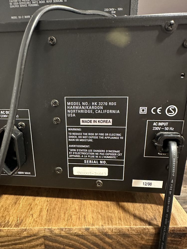 Amplificador Harman Kardon + Equalizador ADC