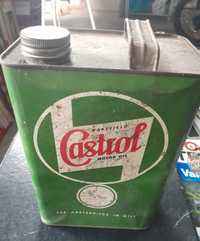 Castrol lote de memorabilia latas, jarro, automobilia