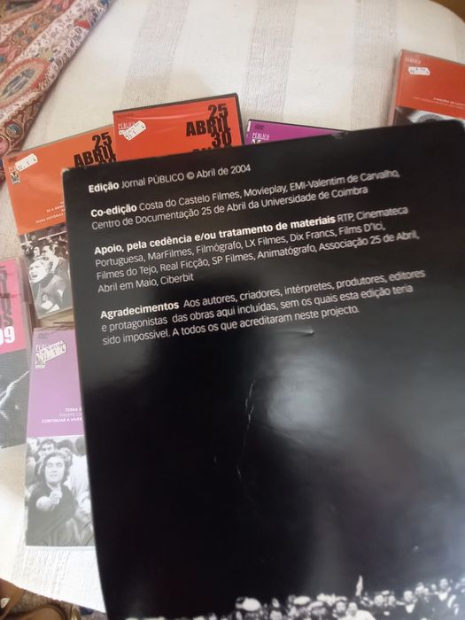 DVD Colecção 25 Abril - 30 Anos Completo ainda selado e com caixa