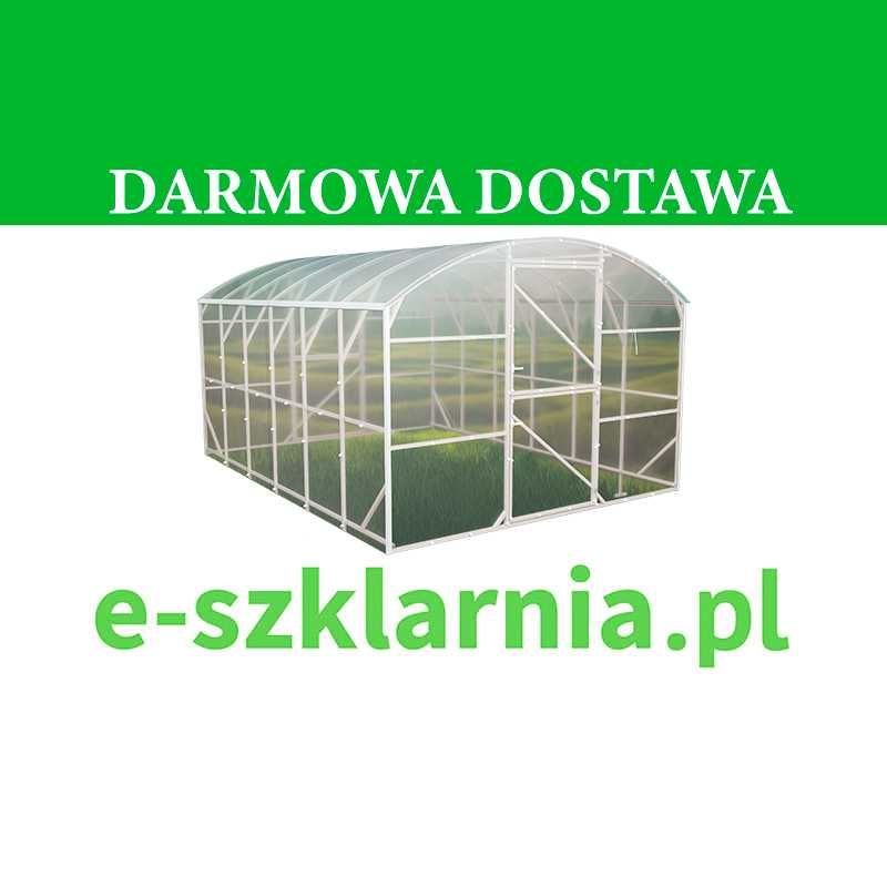 Szklarnia z poliwęglanu NOWA 3x4-12m profile 25x25 POLIWĘGLAN 4-6mm