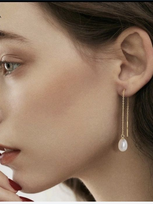 Kolczyki z perłami naturalnymi srebro 925