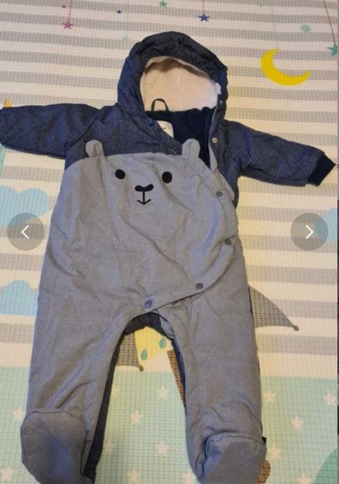 kombinezon chłopięcy 80 z kapturem
