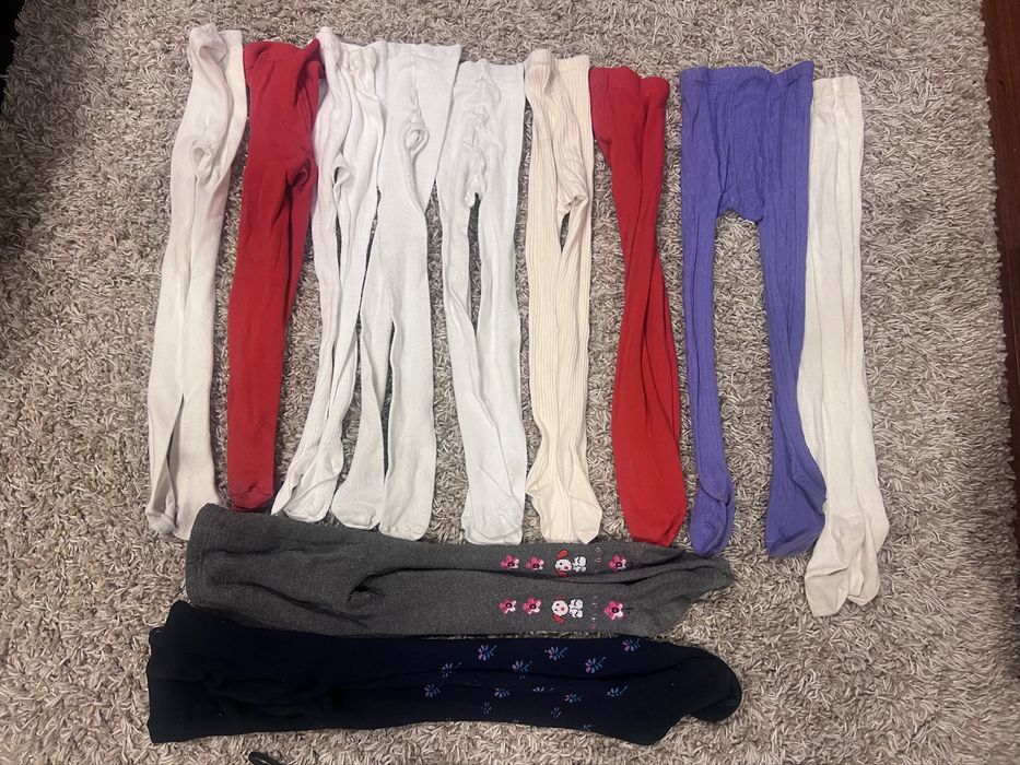 Набір пакет простих колготи, колготки 116-128 зріст