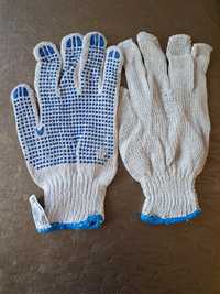Rękawice bawełniane nakrapiane  24 par