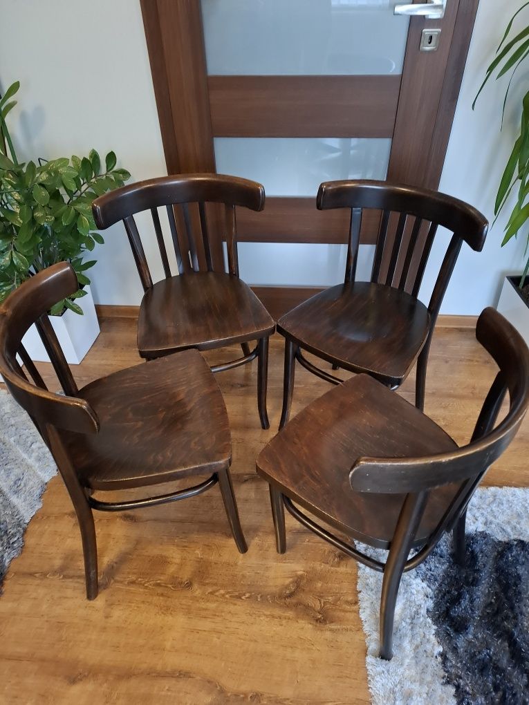 Thonet drewniane krzesła Radomsko