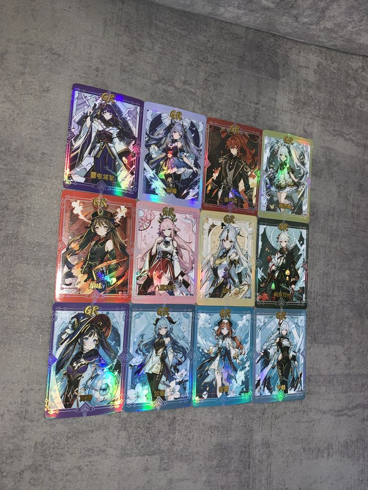 колекційні карточки Genshin Impact