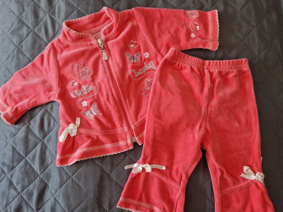 Paka ubranek dla dziewczynki 62cm jesień/zima