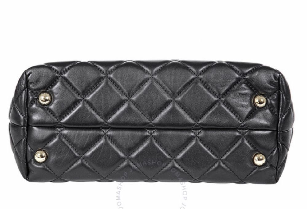 Michael Kors Fulton Large Quilted Tote czarna skóra