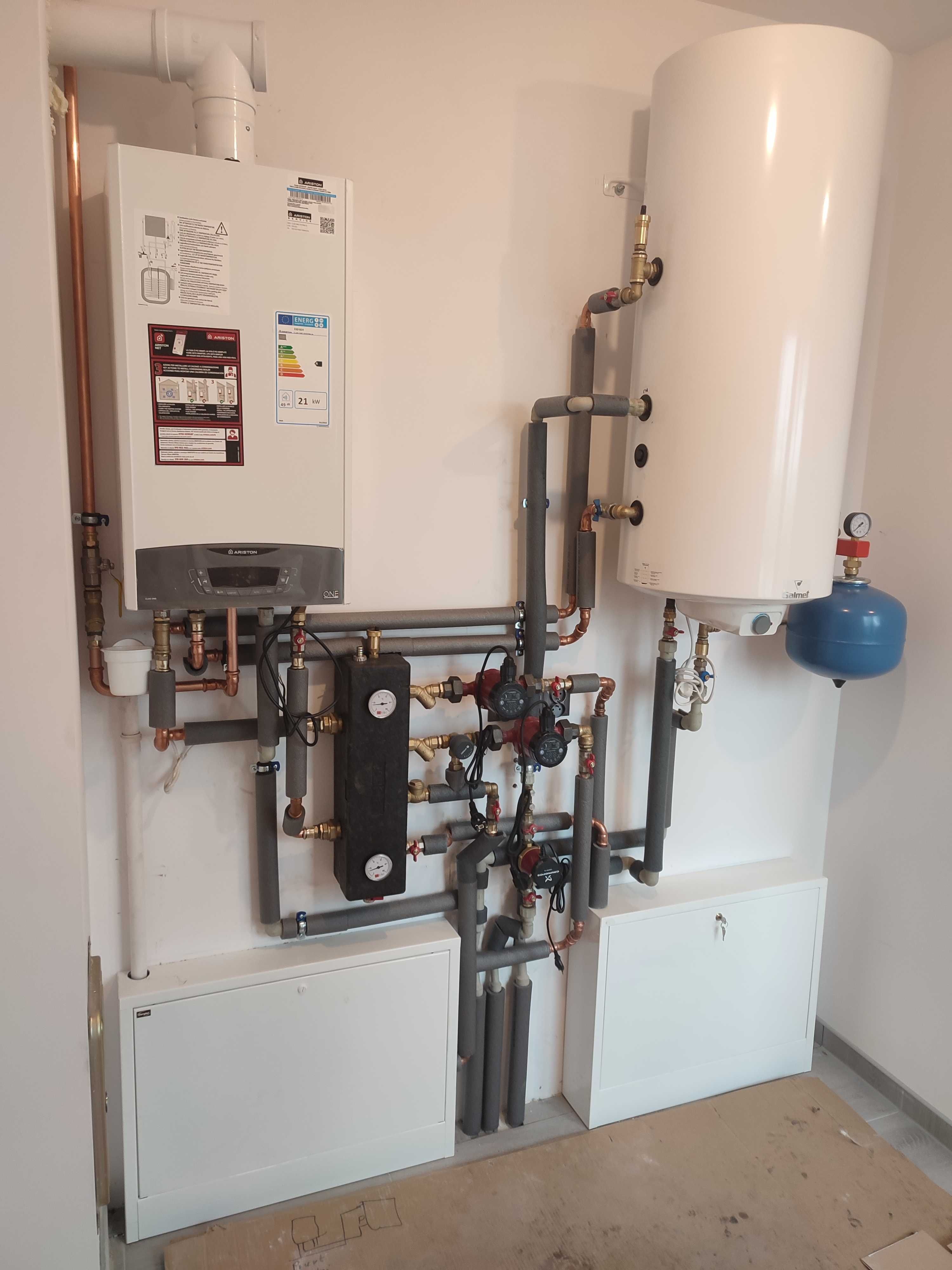 Hydraulik, pompy ciepła, stacje uzdatniania, ogrzewanie podłogowe