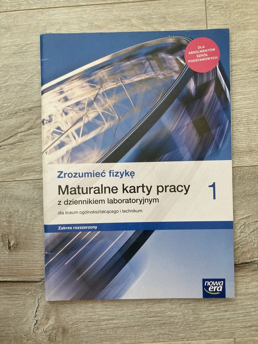 Maturalne karty pracy 1 fizyka poziom rozszerzony Nowa Era