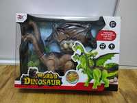 Hit Figurka Dinozaur duży ponad 40 cm trójgłowy + jajka, dzwiek
