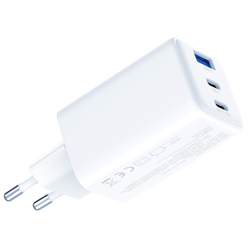 Ładowarka sieciowa 3MK Hyper GaN Charger 65W 1xUSB-A 2xUSB-C PD QC4+