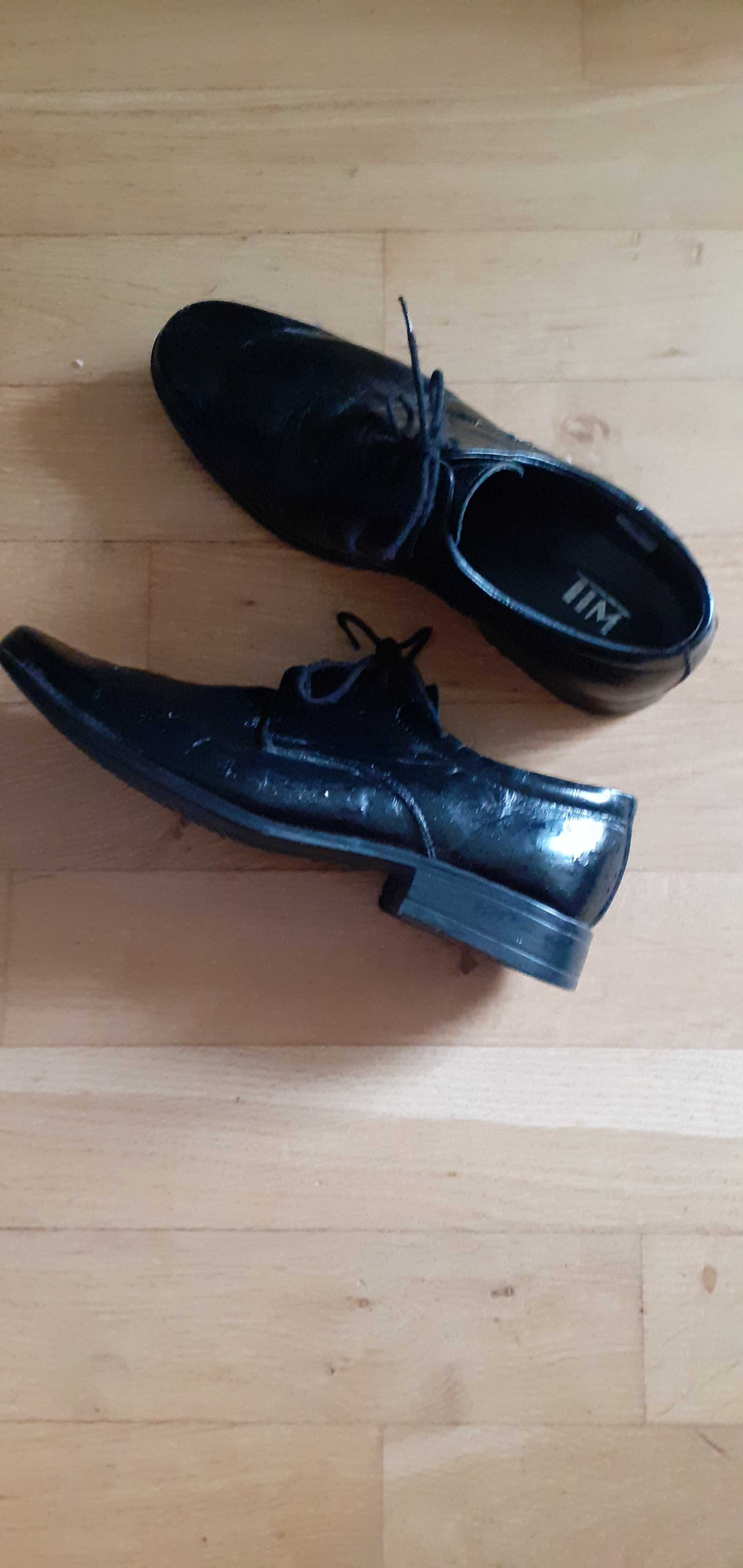 Buty komunijne,skórzane eleganckie roz.36