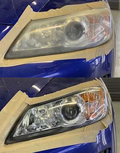 полірування шліфуванная захисна плівка для фар оптики та кузова