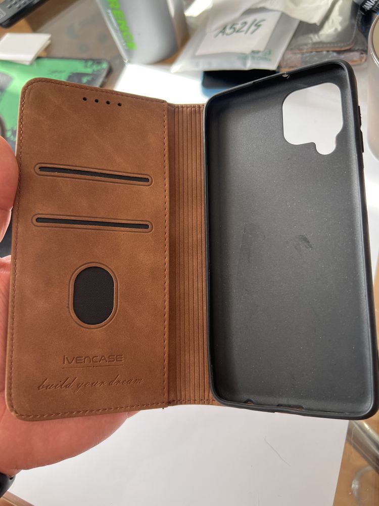 Etui skorzane premium z klapka do Samsung M32 4G