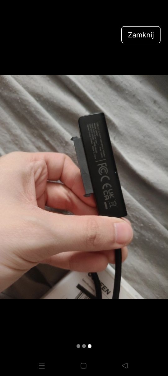 Adapter dysku ssd