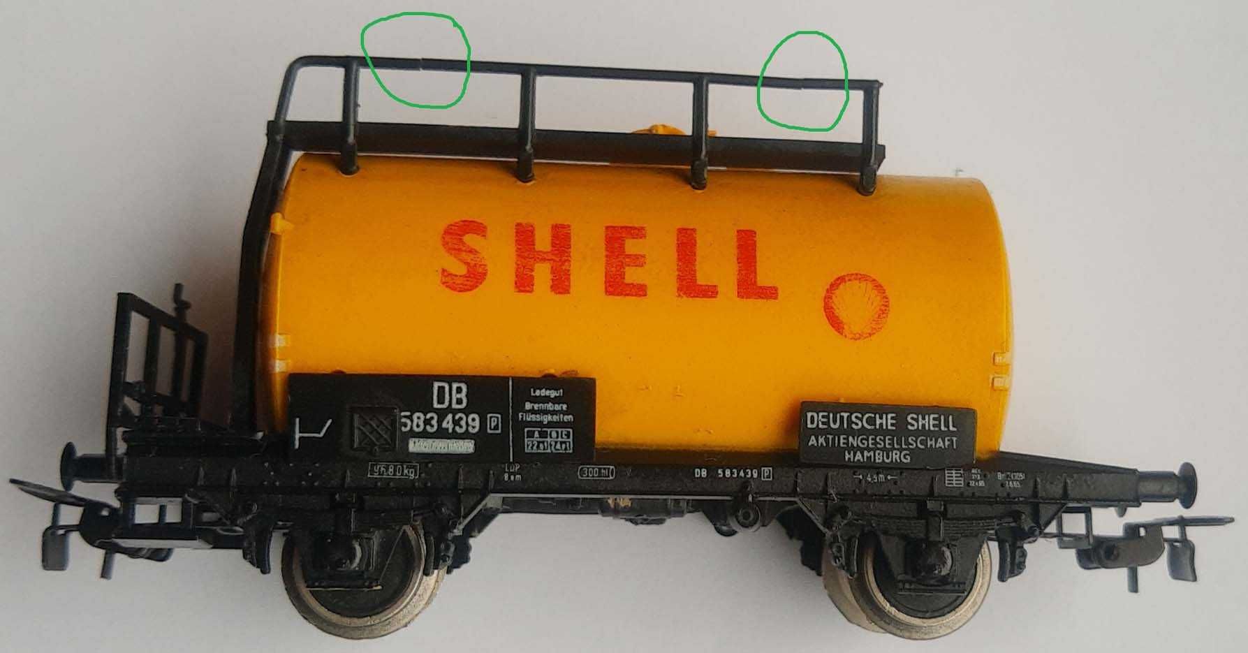 H0 - PIKO 5/6408/027- cysterna DB Shell - epoka III