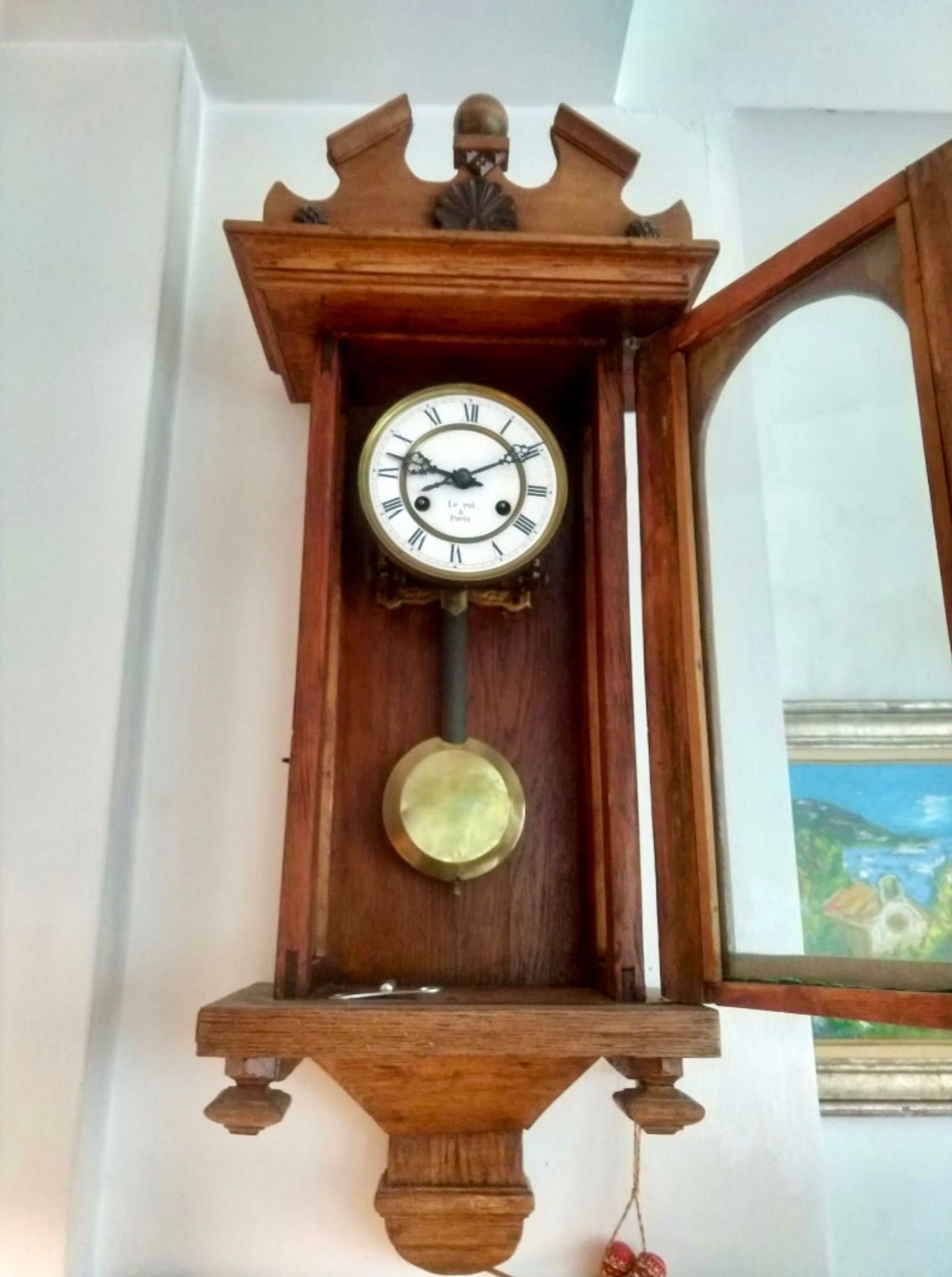Zegar wiszący ścienny Le roi à Paris