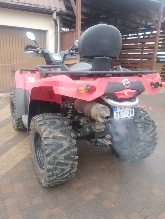 Can AM Outlander 400 homologacja, 2014 rok