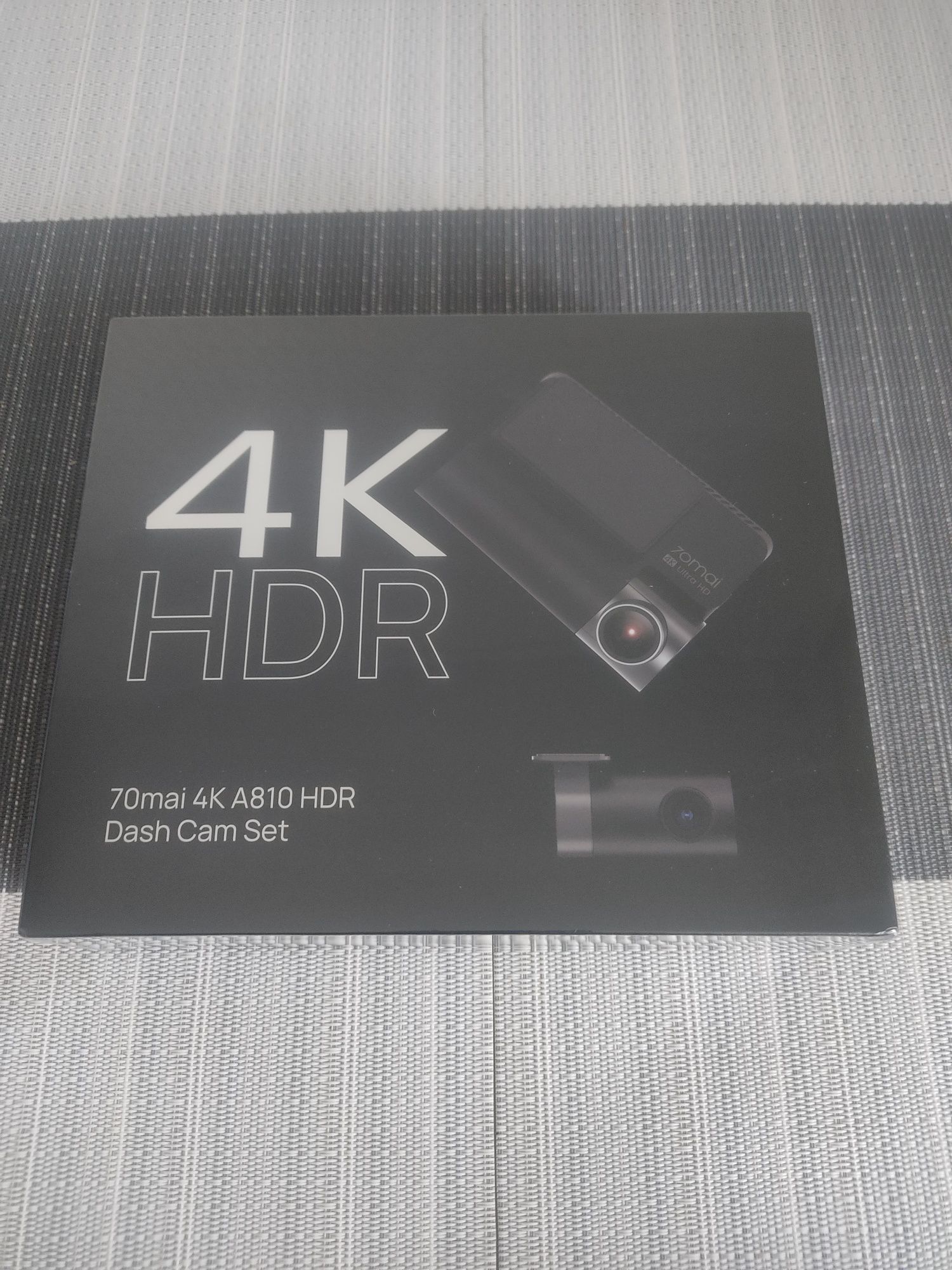 Відеореєстратор 70mai Dash Cam 4k A810+задня камера+паркувальний каб.
