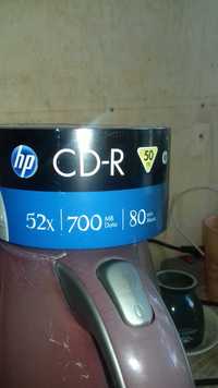 Диски CD-R фирма hp оригинал ( болванки по 50 шт)