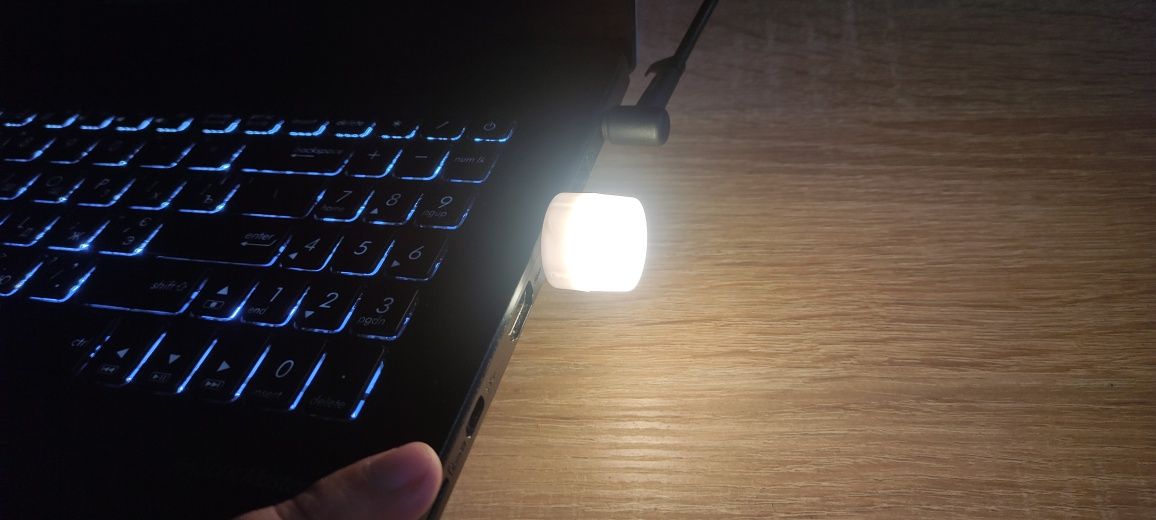 Мини-лед подсветка для повербанка/ноутбука USB LED LAMP 1W