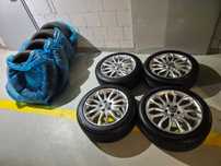4xOryginalne felgi Volvo 17 z oponami letnimi + 4 opony całoroczne