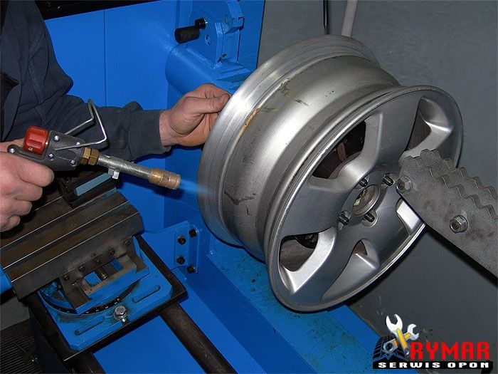 Spawanie pękniętych felg aluminiowych - Prostowanie felg
