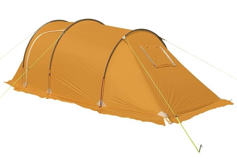 Палатка туристическая оранжевая 3-х местная Mimir 1017