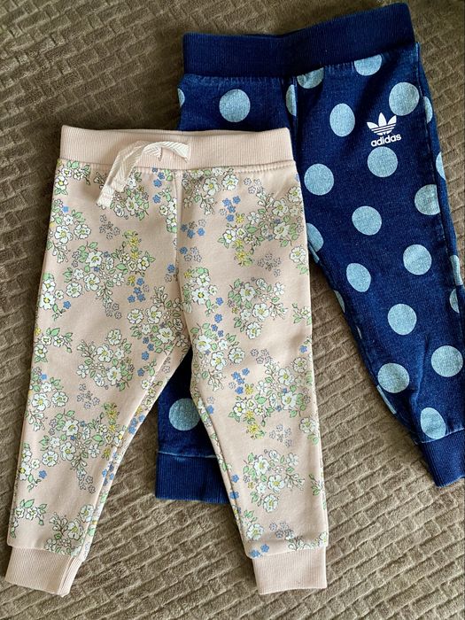 Спортивні штани, джогери на дівчинку 9-12 міс
