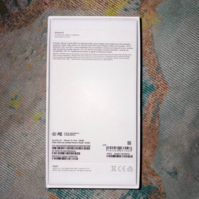 iPhone 13 рожевий 128 GB