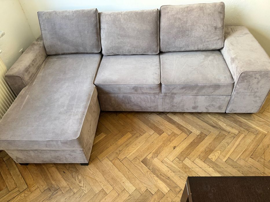 Narożnik do salonu z funkcją spania 150x250