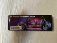 Kit Luzes LED RGB para Interior de Carro – Controlo por App e Comando