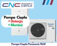 Panasonic SDC 9kW SDC 1Faza KIT-WC09J3E5-1 OD Ręki NOWA z montażem