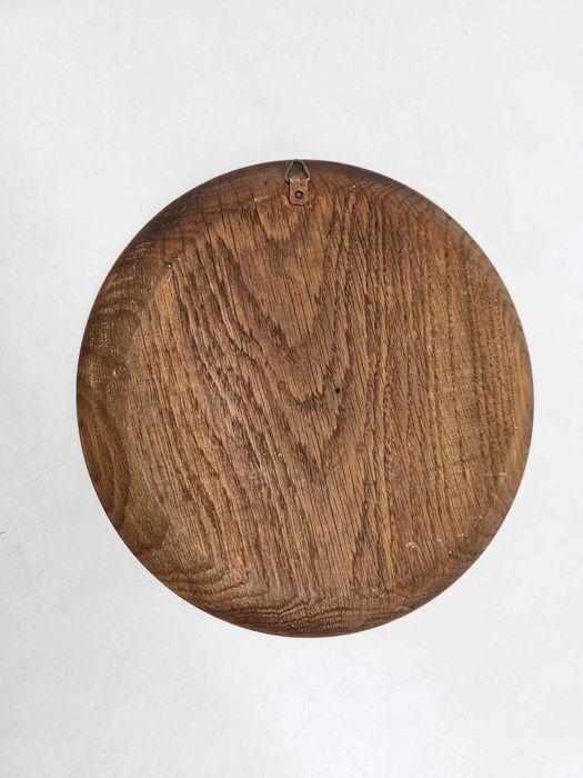 Drewniana taca / dekoracyjny talerz ludowy – ręcznie malowany