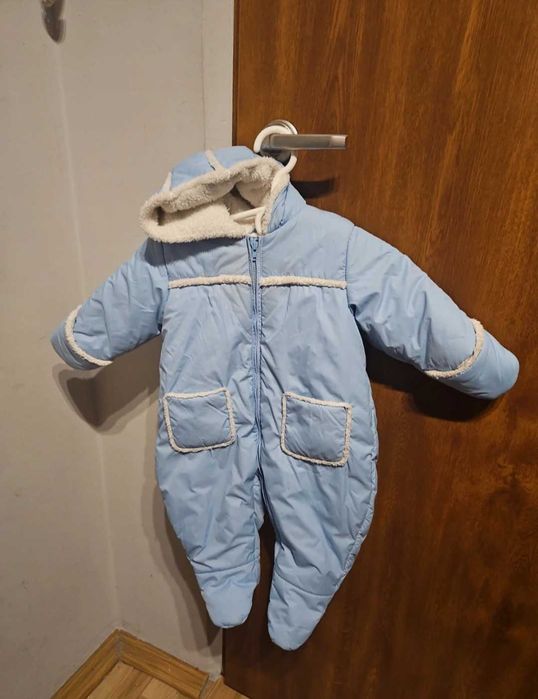 Kombinezon pajacyk otulacz ochraniacz 62cm dla noworodka nowy