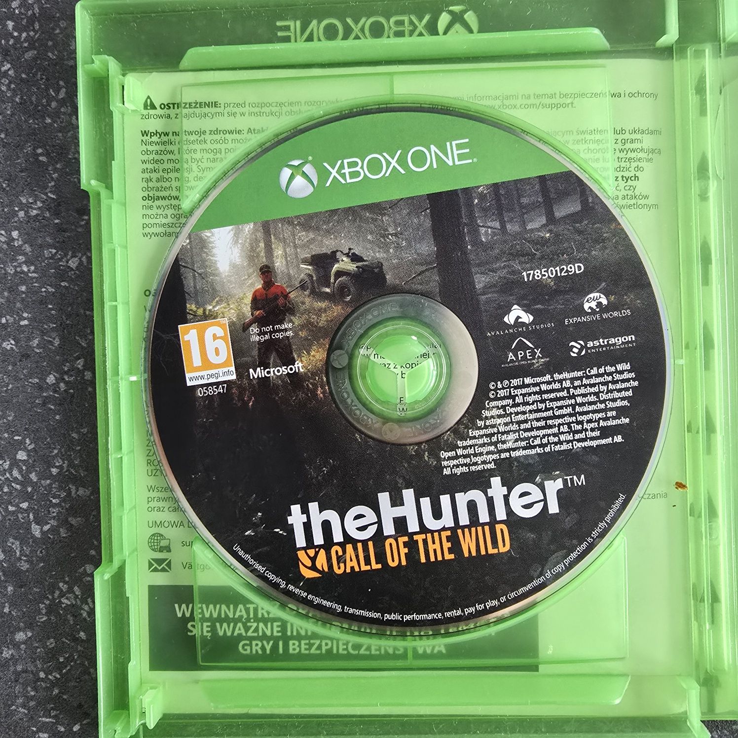 The Hunter Call of the Wild xbox one wersja PL