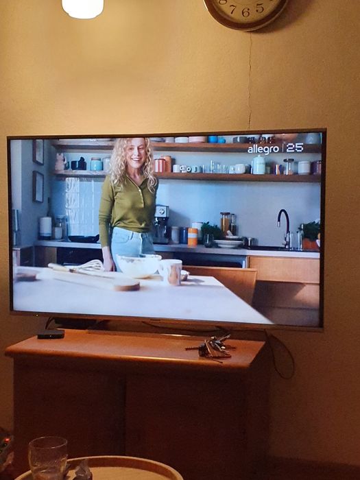 Tv Panasonic 55 czarny ekran,bez stluczenia uszkodzony