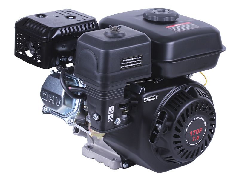 Двигун на мотоблок 7 к.с бензиновый шпонка, шліц, мотор 6 лс 7 лс