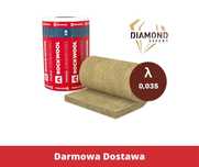 Wełna Mineralna Skalna W Rolce- Rockwool  0,035 Toprock Premium Wata