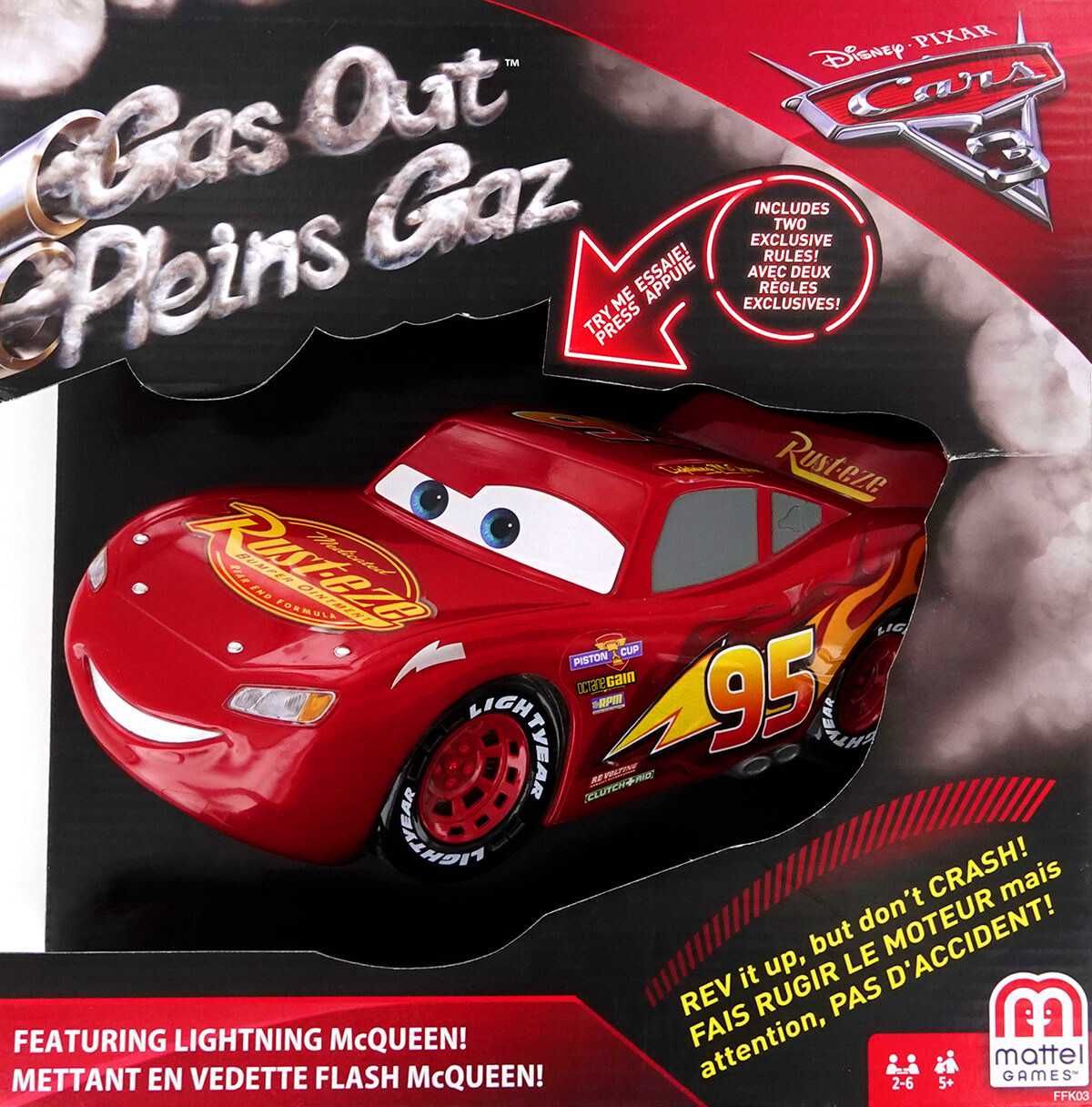 Игра в коробке Тачки Gas Out. Оригинал. Disney Pixar Cars Молния