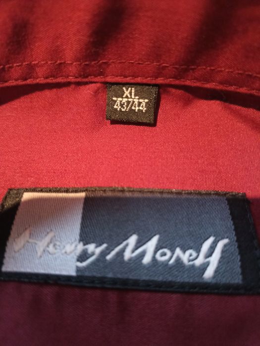 Koszula z długim rękawem bordowa roz.XL