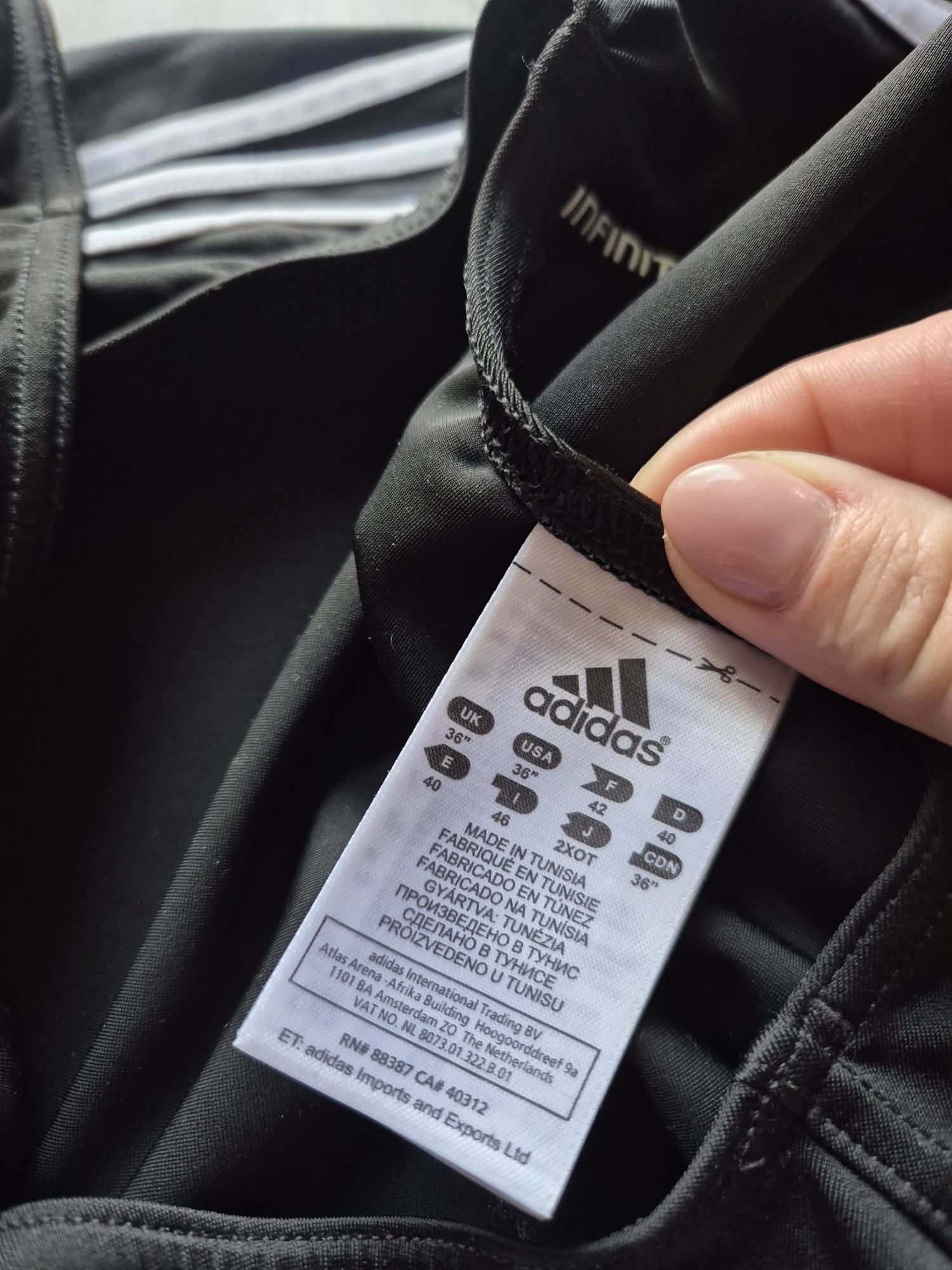 Strój kąpielowy jednoczęściowy adidas czarny