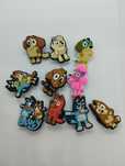 Przypinki Spinki do butów Crocs Blue Jibbitz Charms 1