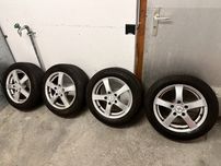 4 Jantes 16” 5x120 com pneus quase novos