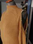 H&M Sweter bluzka prążek półgolf