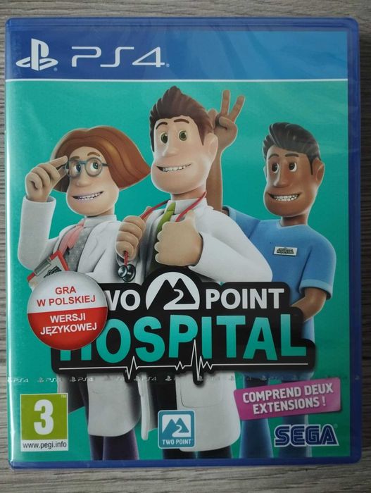 Nowa Gra Two Point Hospital Polska Wersja PS4/PS5 Playstation